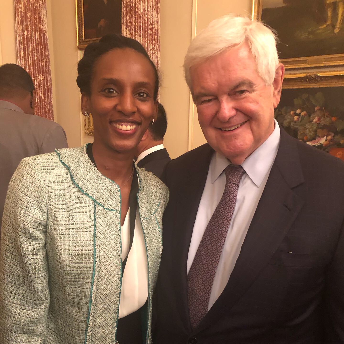 Mariam Ibraheem Newt Gingrich State Department Ministerial